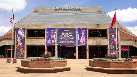 Exterior of the Grand Ole Opry House in Nashville, Tennesseeのeditorial素材