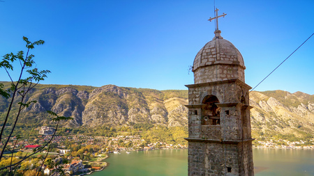 Medieval catholic church of Our Lady of Health in Kotor, Montenegro