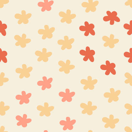 Floral seamless pattern. Colorful surface designのイラスト素材