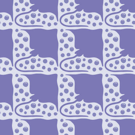 Contemporary art with creative shapes, seamless pattern, .delicate shapesのイラスト素材