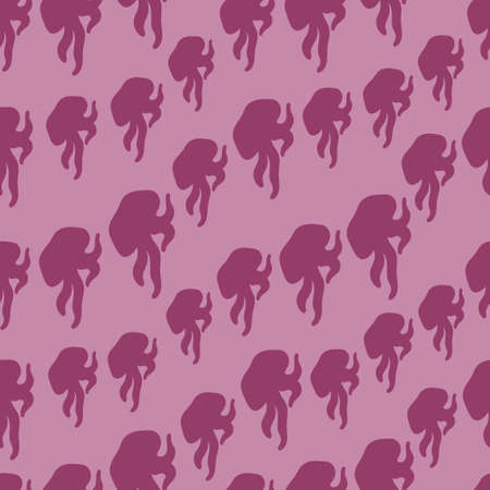 Vector seamless pattern with simple elements, .organic form