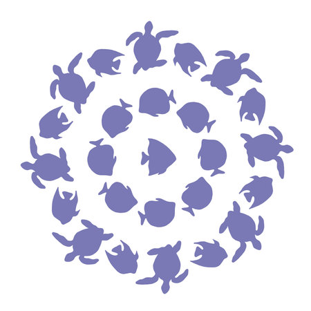 Fluid organic shapes, creative wall decor, cute composition, .billowy linesのイラスト素材