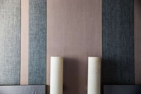 Classic wall interior and modern frame in room.の写真素材