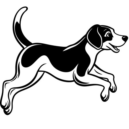 Black and white vector illustration ready for vinyl cuttingのイラスト素材