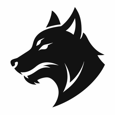 Wolf head icon. Simple illustration of wolf head vector icon for web