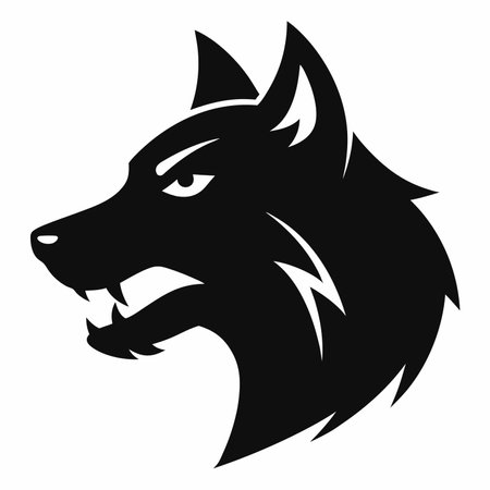 Wolf head icon. Simple illustration of wolf head vector icon for web