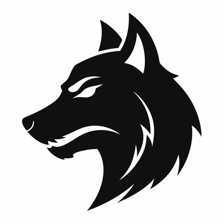 Wolf head icon. Simple illustration of wolf head vector icon for web