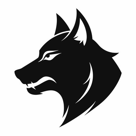 Wolf head icon. Simple illustration of wolf head vector icon for web