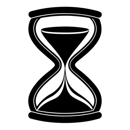 Hourglass icon. Simple illustration of hourglass vector icon for web