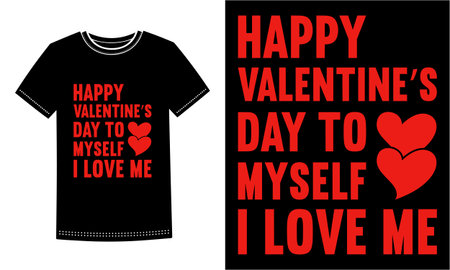 creative valentines day t shirt design with love heart elements romantic typography and cute details perfect for couple outfits or gifting stylish artwork for february celebration romance theme and modern graphic art for apparel and merchandise designsのイラスト素材