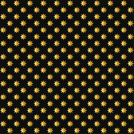 seamless christmas pattern luxury rich collection of golden minimalistic elements on dark royal gray background. endless vector illustration for packaging design wrapping paper cards gift boxesのイラスト素材