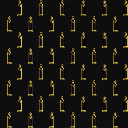 seamless christmas pattern luxury rich collection of golden minimalistic elements on dark royal gray background. endless vector illustration for packaging design wrapping paper cards gift boxesのイラスト素材