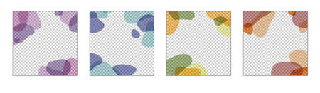 template for social networks social media advertising. Editable square post frame with copy space....