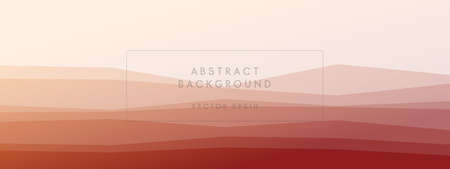 abstract modern background geometric peaks waves harmonious combined delicate colors. Trendy template for wallpaper business card landing page website brochure.のイラスト素材