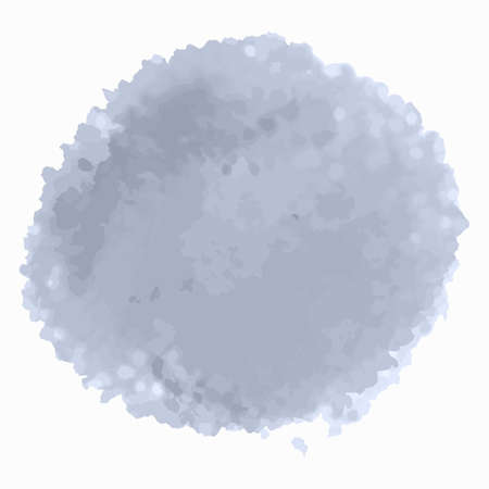 watercolor blot with smudge drips and stains, hand drawn vector elementのイラスト素材