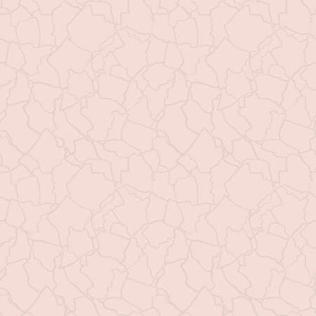 kintsugi art seamless pattern of shards fragments with thin lines in trendy dusty neutral colors palette.のイラスト素材