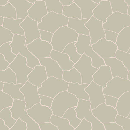 kintsugi art seamless pattern of fragments with thin lines in trendy dusty neutral colors palette.