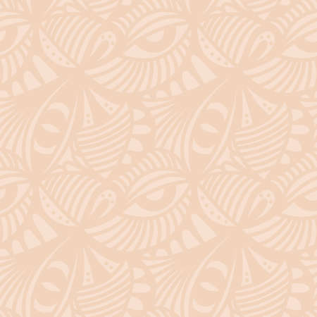 mystic eyes hand drawn scribble doodle elements seamless pattern for fabric wallpaper wrappingのイラスト素材