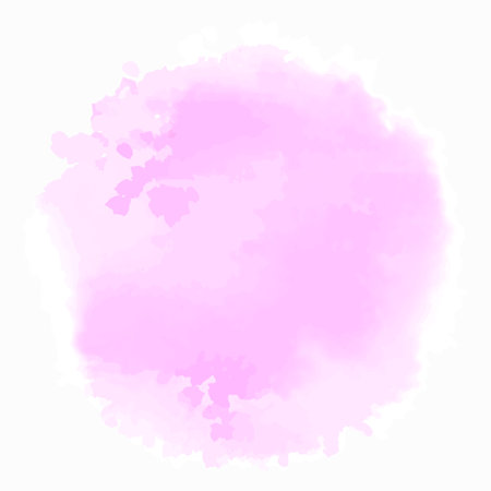 watercolor blot with smudge drips and stains, hand drawn vector elementのイラスト素材