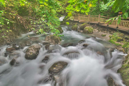 Shennongjia Tianshengqiao waterfallの写真素材