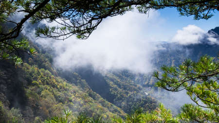 Shennongjia scenic area in early autumn.の写真素材