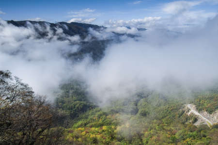 Shennongjia scenic area in early autumn.の写真素材