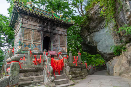 South rock scenery of Wudang Mountains in Hubei, Chinaのeditorial素材