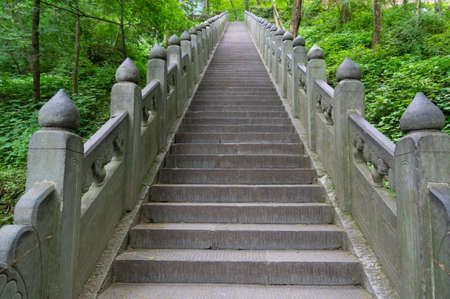 The landscape of the Wudang Mountains, Hubei, China