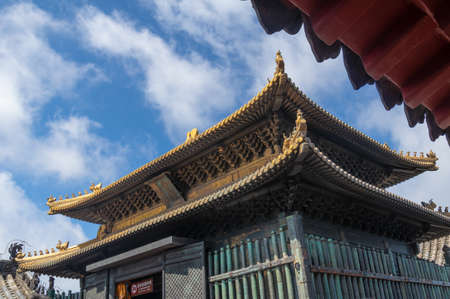 The scenery of Zijin and Jinding in Wudang Mountains, Hubei, Chinaのeditorial素材