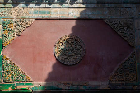 The scenery of the Wudang Mountains palace in Wudang Mountains, Chinaの写真素材
