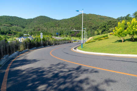 Dalian Binhai Road sceneryの写真素材