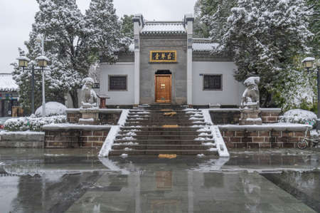 Wuhan winter snow sceneryのeditorial素材