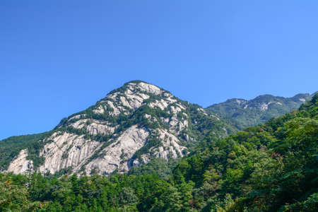 Summer scenery of Tiantangzhai National Geological Park, Hubeiの写真素材