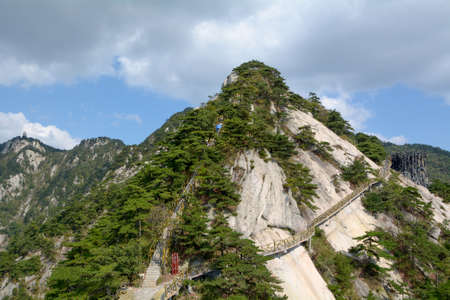 Summer scenery of Tiantangzhai National Geological Park, Hubeiの写真素材