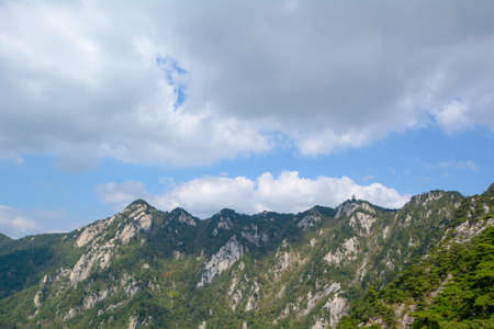 Summer scenery of Tiantangzhai National Geological Park, Hubeiの写真素材