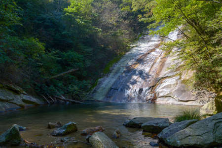 Summer scenery of Tiantangzhai National Geological Park, Hubeiの写真素材