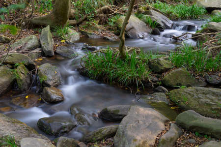 Wuhan Huangpi Mulan Tianchi Scenic Area, late summer and early autumn sceneryの写真素材