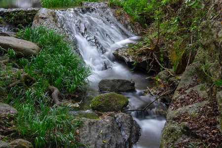 Wuhan Huangpi Mulan Tianchi Scenic Area, late summer and early autumn sceneryの写真素材