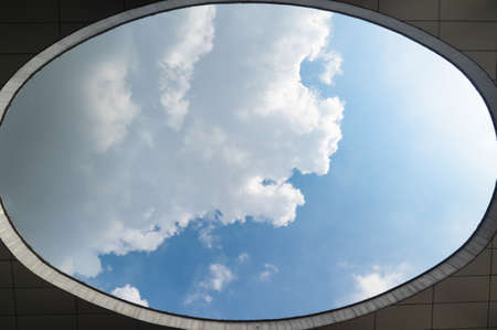 Outdoor sky and clouds natural sceneryの写真素材