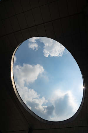 Outdoor sky and clouds natural sceneryの写真素材