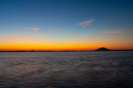 Summer scenery of East Lake Tourism Scenic Area in Wuhan, Hubeiの写真素材