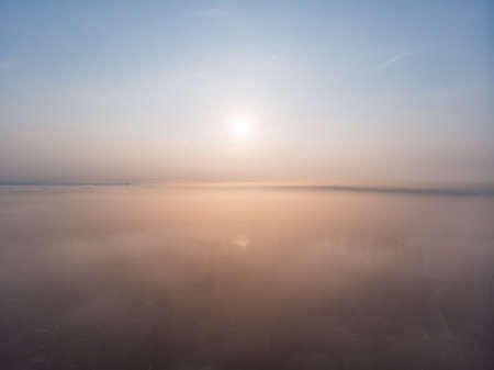 Hubei Wuhan summer city skyline sceneryの写真素材