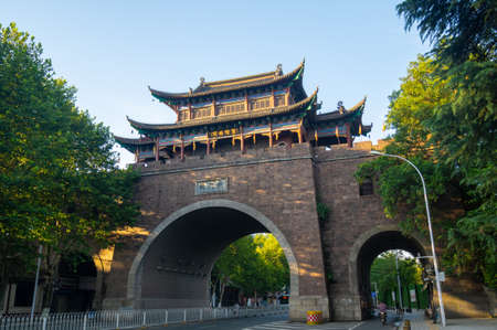 Summer scenery of East Lake Tourism Scenic Area in Wuhan, Hubeiのeditorial素材