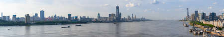 Hubei Wuhan summer city skyline sceneryのeditorial素材