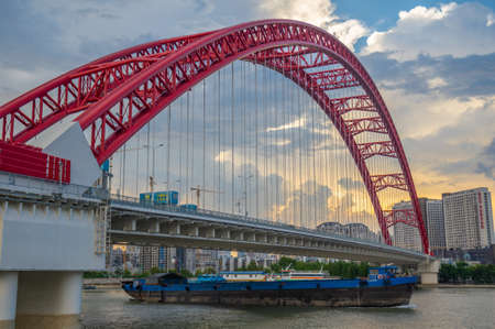 Hubei Wuhan summer city skyline sceneryのeditorial素材