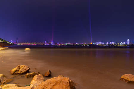 Hubei Wuhan Night Sceneryの写真素材