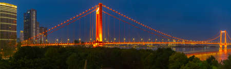 Hubei Wuhan Night Sceneryのeditorial素材