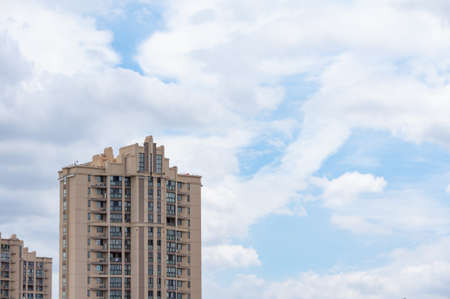Hubei Wuhan summer city skyline sceneryのeditorial素材