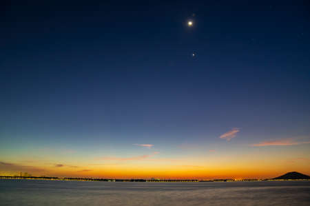 Summer scenery of East Lake Tourism Scenic Area in Wuhan, Hubeiの写真素材