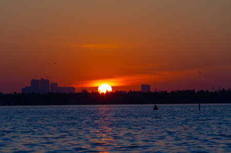 Summer scenery of East Lake Tourism Scenic Area in Wuhan, Hubeiの写真素材